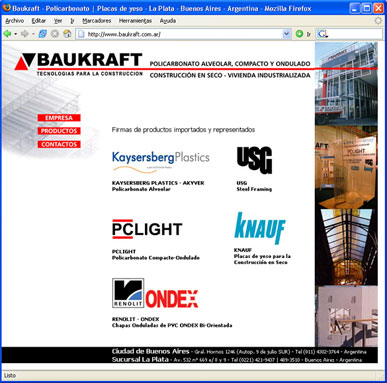 BAUKRAFT SRL - lucas j concia - dise&ntilde;o en comunicacion visual - dise&ntilde;o grafico