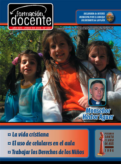 tapa revista Formaci�n Docente n�106 JUNIO 2008_ 
