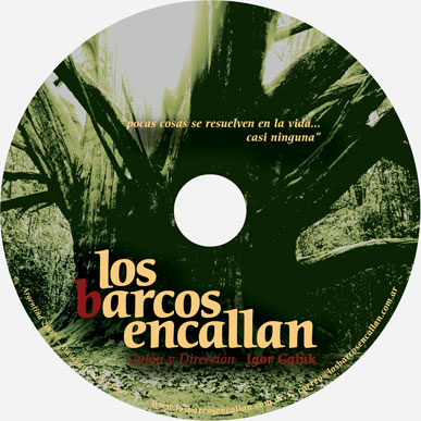 grafica DVD - Los barcos encallan / cortometraje