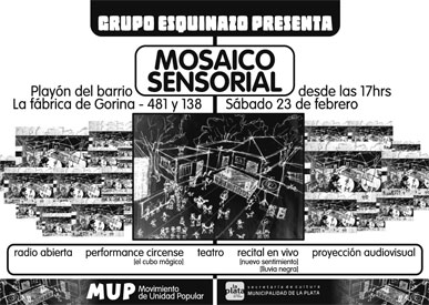 afiche a3 mosaico sensorial