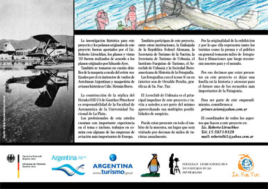 Proyecto R�plica del avi�n de Gunther Pl�schow en Ushuaia