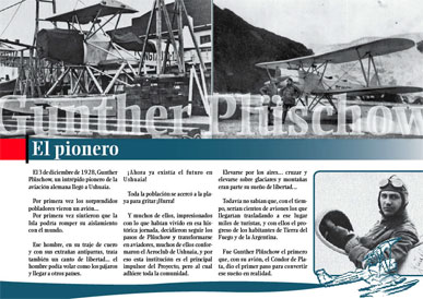 Proyecto R�plica del avi�n de Gunther Pl�schow en Ushuaia