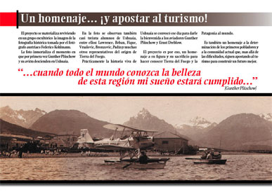 Proyecto R�plica del avi�n de Gunther Pl�schow en Ushuaia