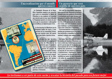Proyecto R�plica del avi�n de Gunther Pl�schow en Ushuaia