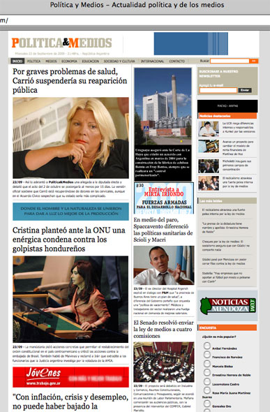 sitio online politicaymedios.com