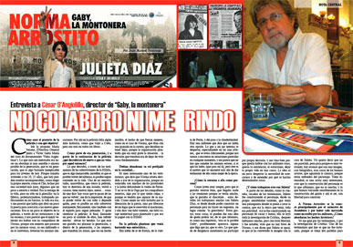 Entrevista a C&eacute;sar D&rsquo;Angiolillo, director de Gaby, la montonera