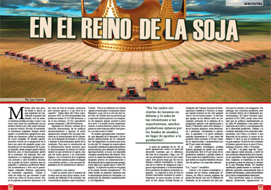 En el reino de la soja. Por Luis Freitas.