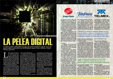 � Un mercado de 10.000.000 anuales; La pelea digital. Por Gonzalo Annuasi