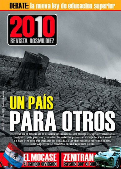 tapa Revista 2010 n�17 JUNIO 2008_ Un pa�s para pocos