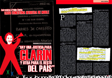 Revista 2010 n&ordm;22 NOVIEMBRE 2008_ APROPIACION DE BEBES VIP 