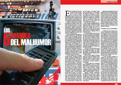 � Los 5 grandes del malhumor. Por Liliana D�az.