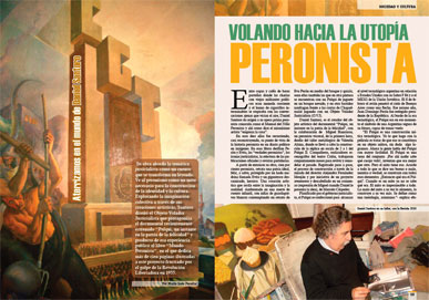 � Aterrizamos en el mundo de Daniel Santoro; Volando hacia la utop�a peronista. Por Mar�a In�s Pereita.